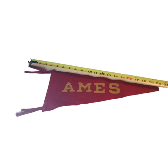Antique Circa 1912 Vintage IOWA STATE UNIVERSITY Pennant of Ames Excellent Cond - Picture 5 of 5